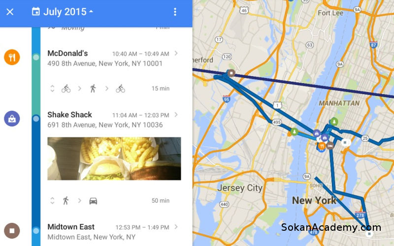 Google Maps درباره ی تمامی مکان هایی که قبلاً رفته اید، اطلاعات در اختیار می گذارد!