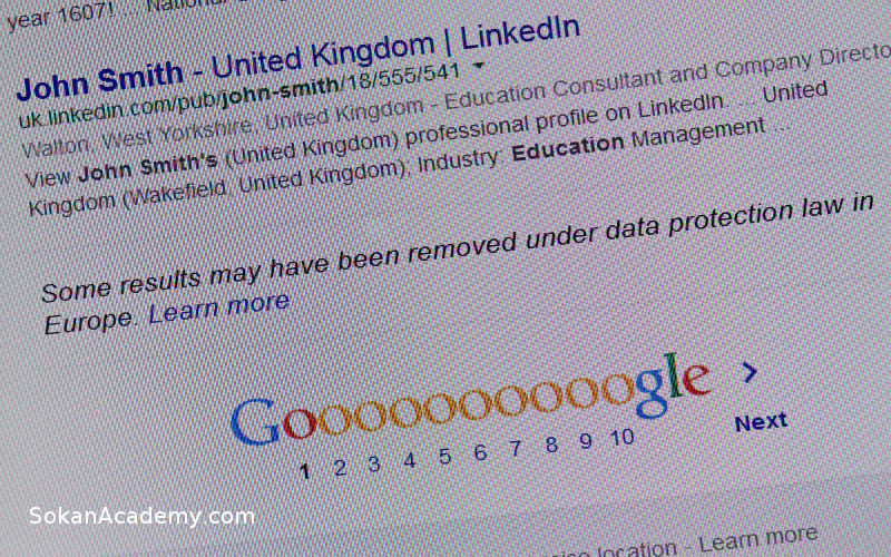 دادگاه بریتانیا گوگل را وادار می کند تا لینک های مربوط به گزارشات "حق فراموش شدن" را حذف کند