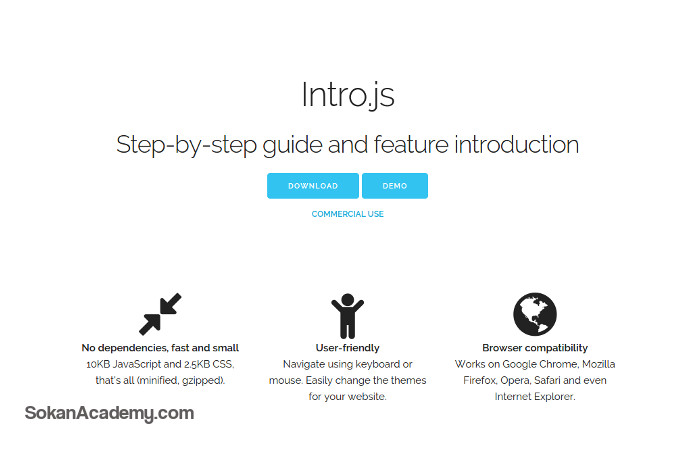 Intro.js: لایبرری اپن‌سورس جاوااسکریپتی برای ایجاد راهنما در سایت یا اپلیکیشن