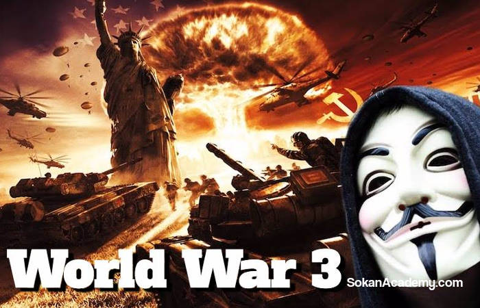 گروه Anonymes هشدار می دهد: جنگ جهانی سوم به زودی آغاز می شود!