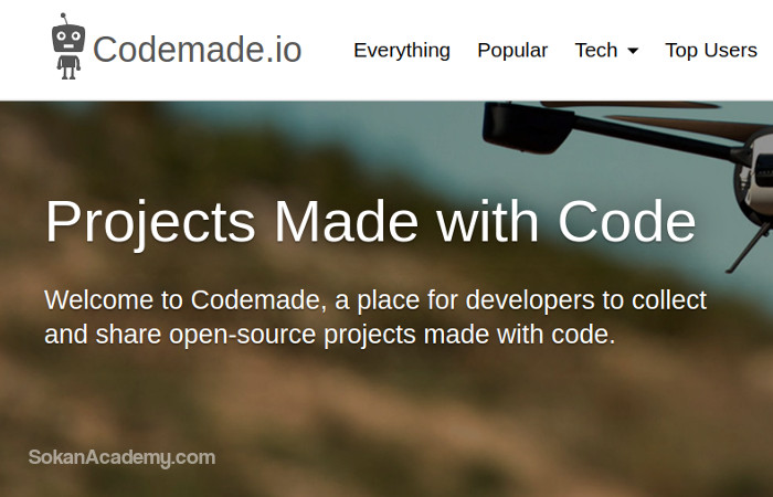 Codemade: وب‌­سایتی مشابه Pinterest اما برای اشتراک‌گذاری پروژه­‌های تکنولوژی