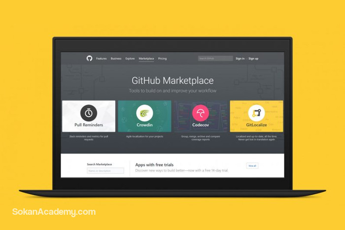 Github Marketplace: فضایی که دولوپرها می‌توانند برنامه‌هایشان را در گیت‌هاب به‌صورت رایگان آپلود کنند!